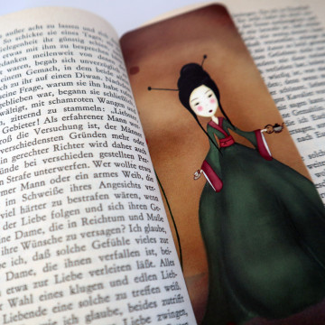 Tea ceremony illustrated...